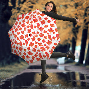 Canada Pattern Print Design 02 Umbrella