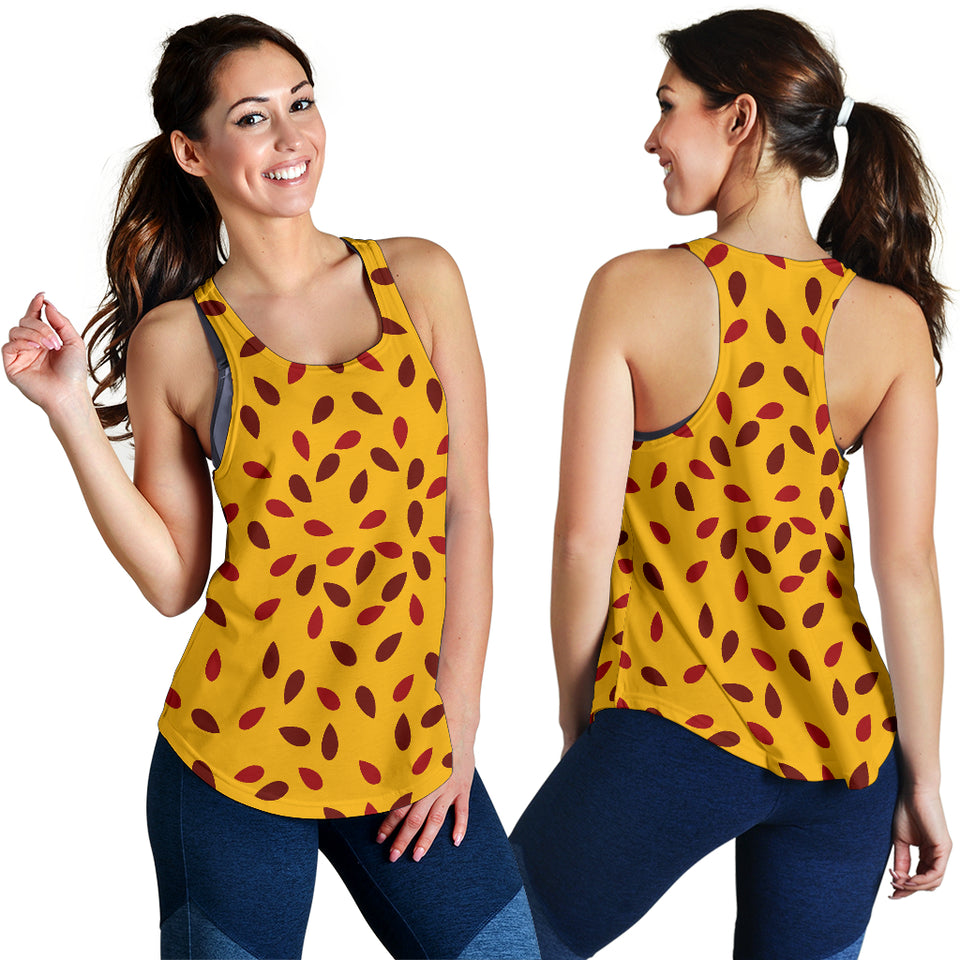 Passion fruit texture Women Racerback Tank Top
