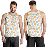 colorful onions white background Men Tank Top