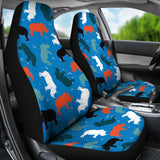 Colorful Rhino Pattern  Universal Fit Car Seat Covers