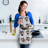 Cute Ninja Pattern Adjustable Apron