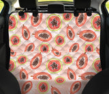 Papaya Leaves Pattern Dog Car Seat Covers
