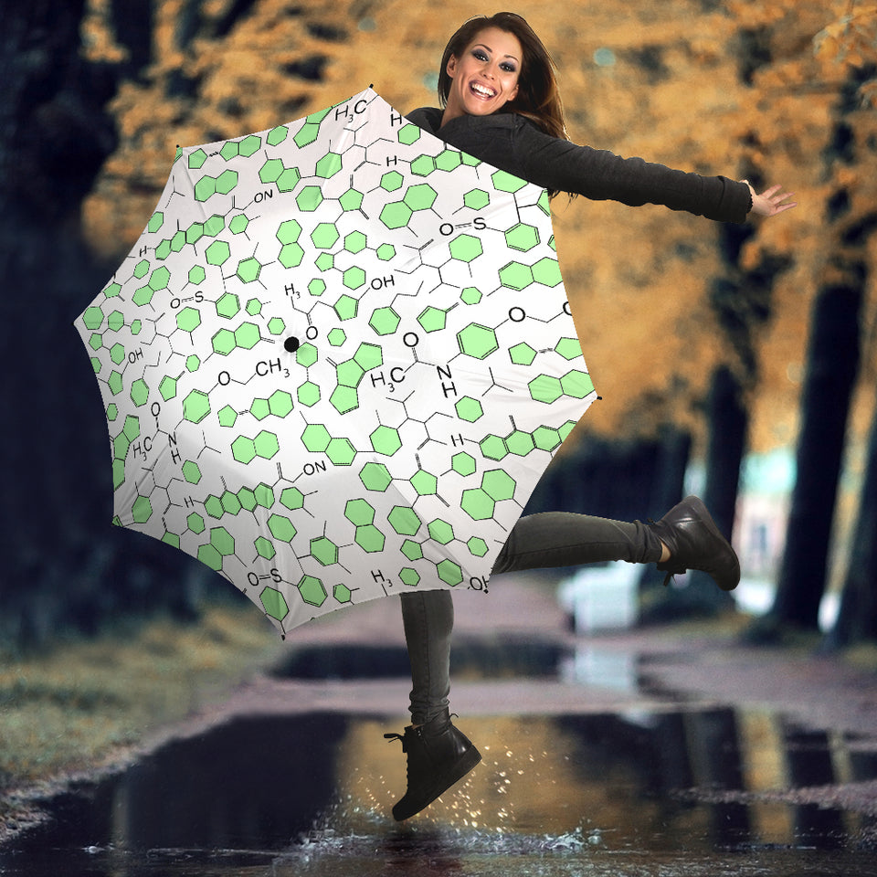 Chemistry Periodic Table Pattern Print Design 03 Umbrella