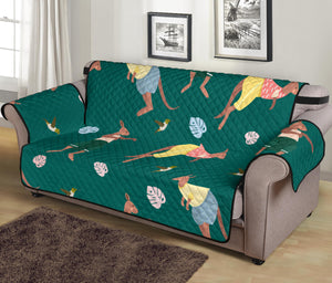 Kangaroo leaves pattern Sofa Cover Protector