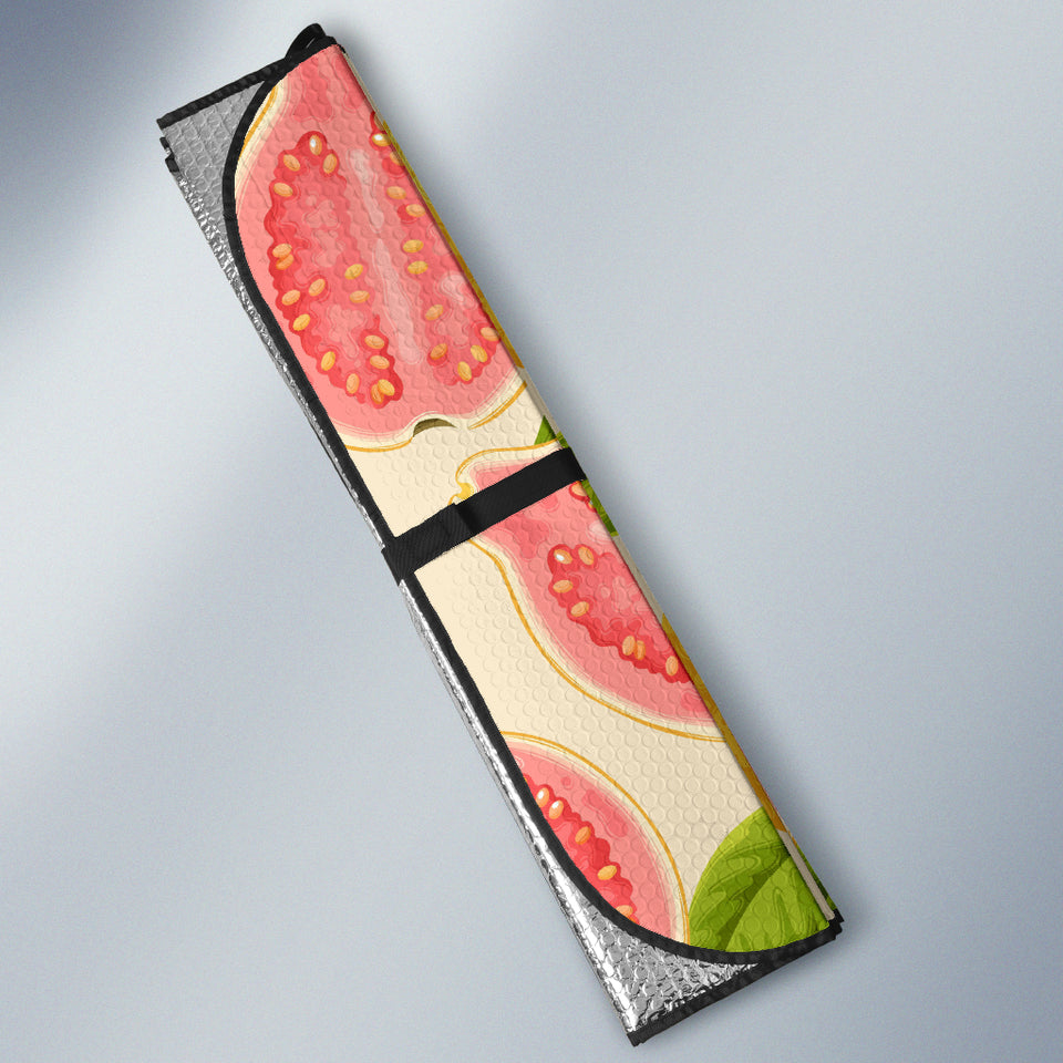 Beautiful Guava Pattern Car Sun Shade