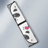 Hand Drawn Faces Of Pandas Pattern Car Sun Shade