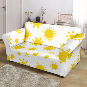 Sun Pattern Loveseat Couch Slipcover