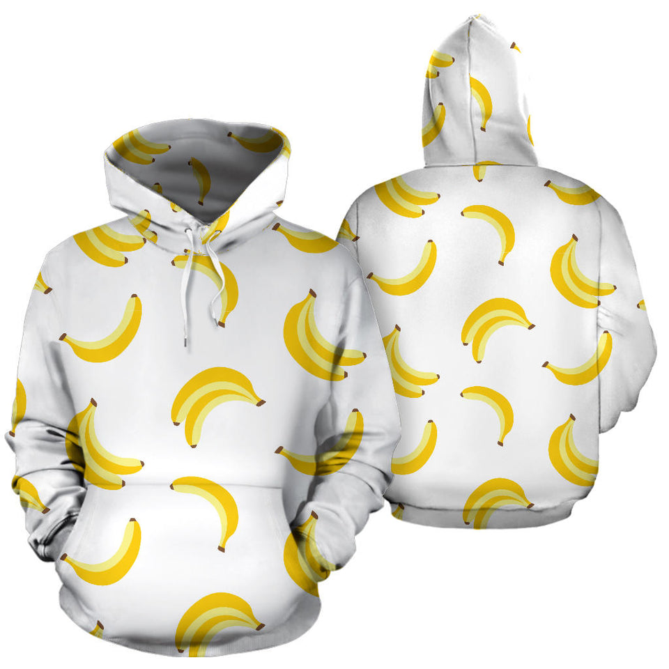 Banana Pattern Men Women Pullover Hoodie