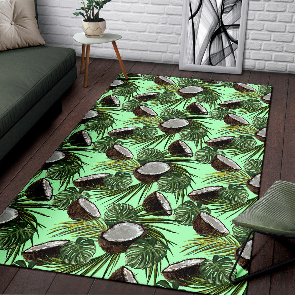 Coconut Pattern Print Design 02 Area Rug