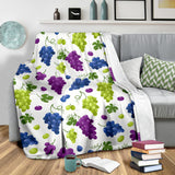 Grape Pattern Premium Blanket