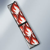 Fire Flame Symbol Design Pattern Car Sun Shade