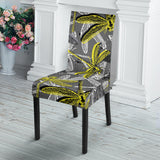 Hand Drawn Dragonfly Pattern Dining Chair Slipcover