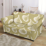 Garlic Design Pattern Loveseat Couch Slipcover