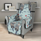 Lovely Sea Otter Pattern Chair Cover Protector