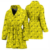 Duck Toy Pattern Print Design 02 Women's Bathrobe