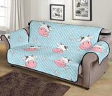 Cute cow flower pattern Sofa Cover Protector