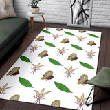 Color Hand Drawn Cocoa Pattern Area Rug