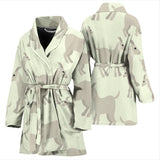 Little Young Goat Pattern Women'S Bathrobe