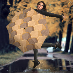 Bread Toast Pattern Print Design 04 Umbrella
