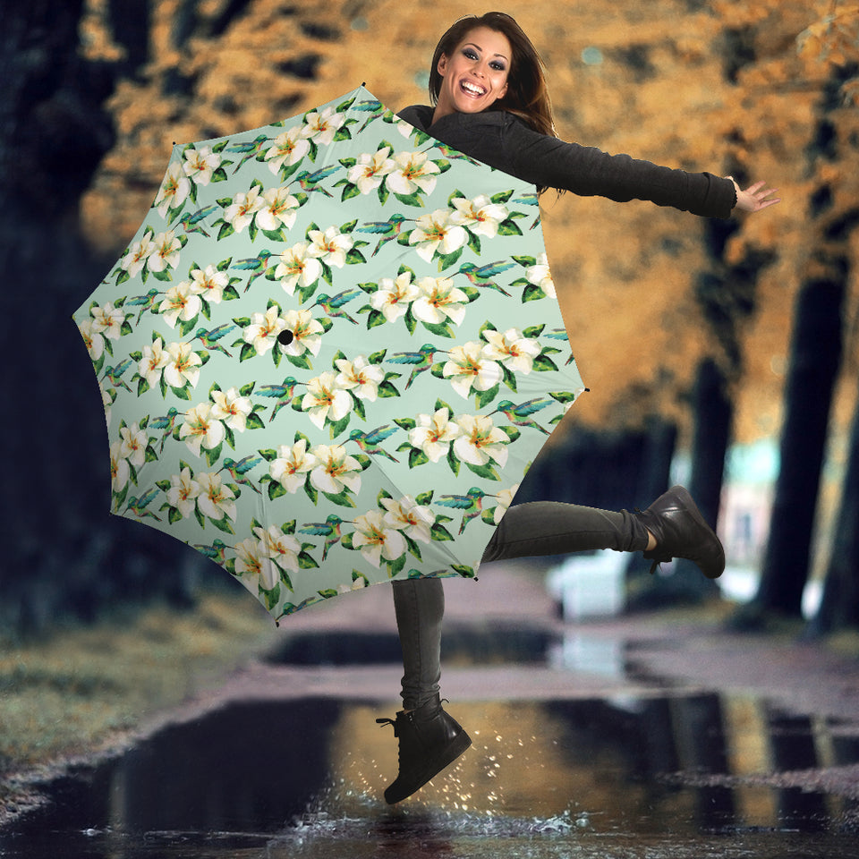 Hummingbird Pattern Print Design 01 Umbrella