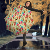 Colorful Ice Cream Pattern Umbrella