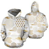 Beautiful Gold Japanese Pattern Men Women Pullover Hoodie