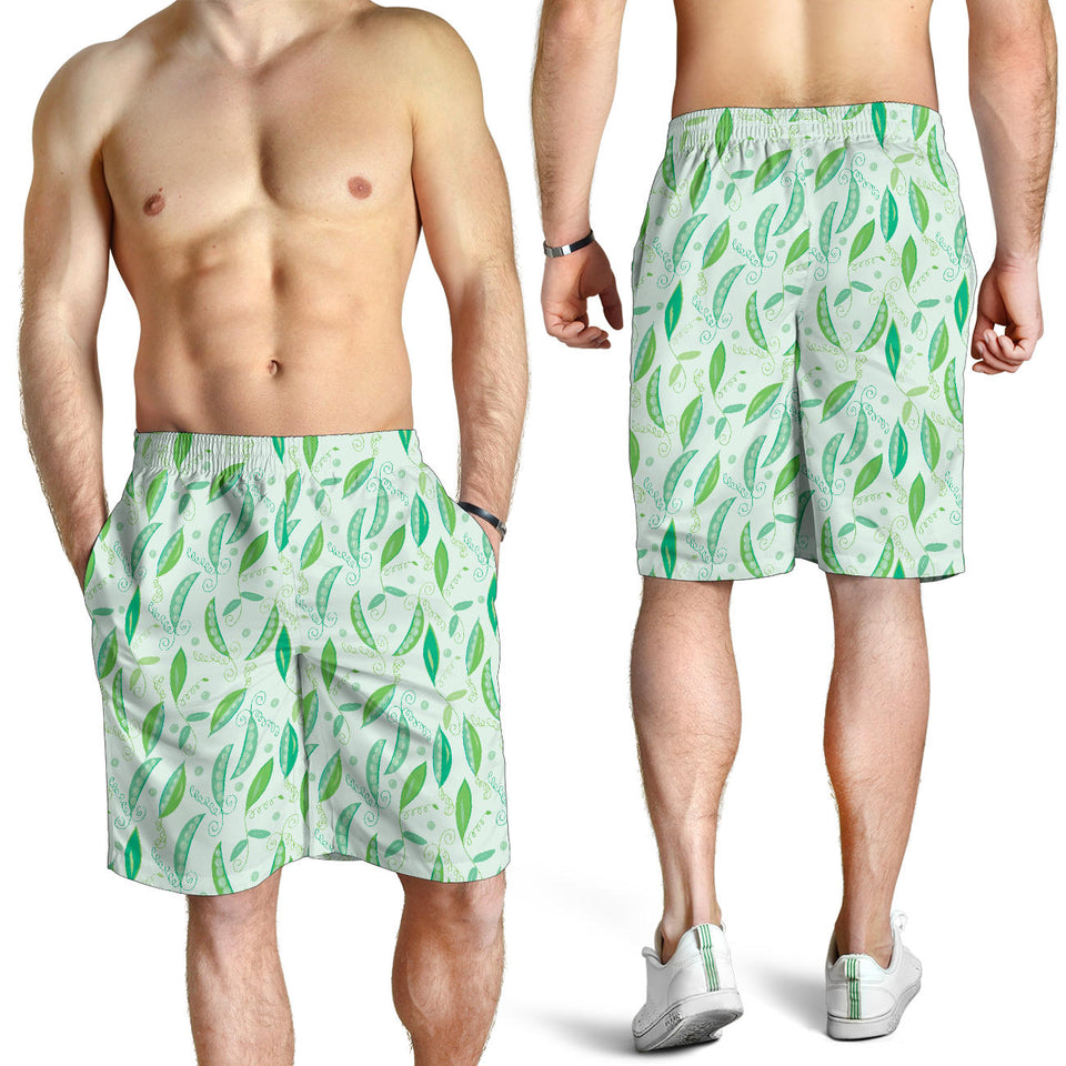 Green Peas Pattern Print Design 01 Men Shorts