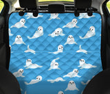 Cute Sea Lion Seal Pattern Background Dog Car Seat Covers