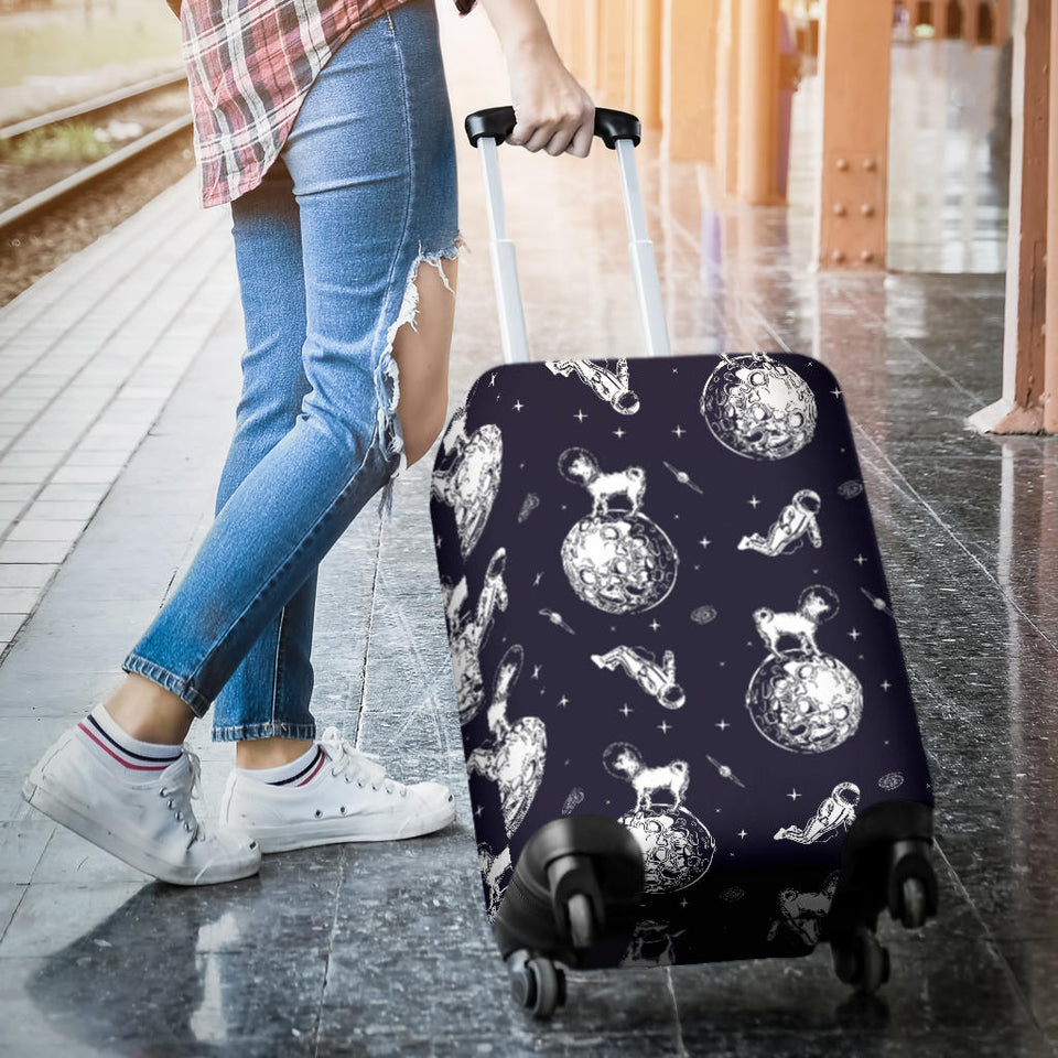 Chihuahua Space Helmet Astronaut Pattern Luggage Covers