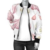 Garlic Pattern Women'S Bomber Jacket