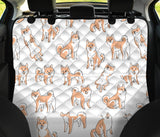Shiba Inu Dog Pattern Dog Car Seat Covers