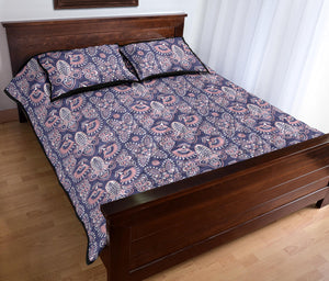Indian Batik Style pattern Quilt Bed Set