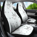 Cute Goat Design Pattern Universal Fit Car Seat Covers