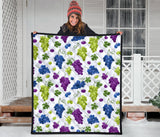 Grape Pattern Premium Quilt