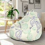 Seahorse Shell Pattern Bean Bag Cover