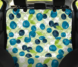 Blueberry Flower Pattern Dog Car Seat Covers