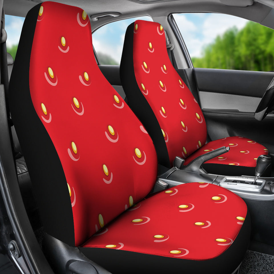 Strawberry Texture Skin Pattern  Universal Fit Car Seat Covers