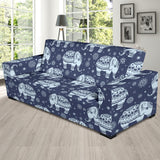 Elephant Tribal Design Pattern Sofa Slipcover