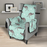 Kangaroo pattern background Chair Cover Protector