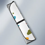 Airplane Star Cloud Colorful Car Sun Shade