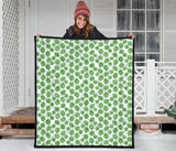 Hop Pattern Background Premium Quilt