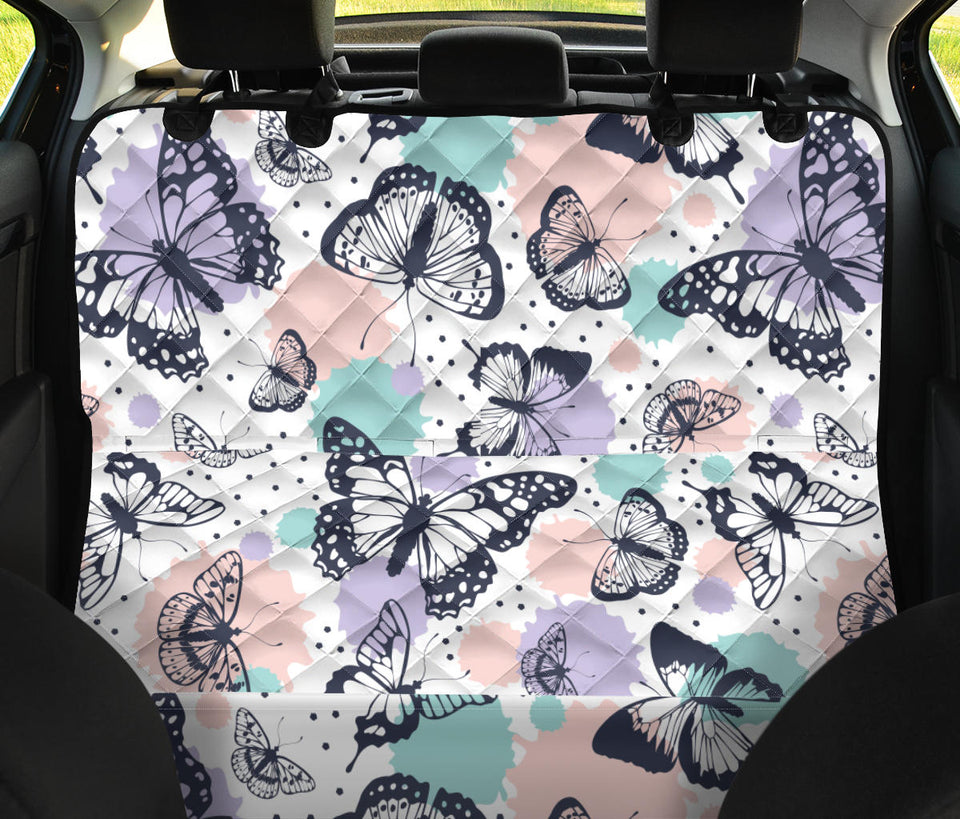 Butterfly Pattern Dog Car Seat Covers