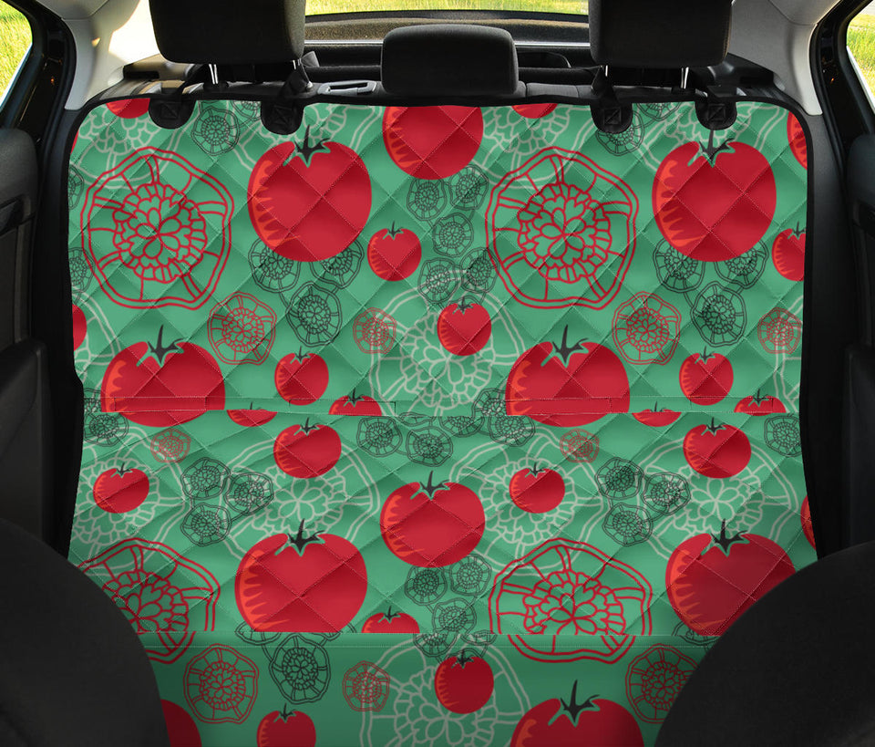 Tomato Design Pattern Dog Car Seat Covers
