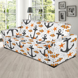 Clown Fish Pattern Print Design 02 Sofa Slipcover