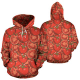 Red Tomato Pattern Men Women Pullover Hoodie