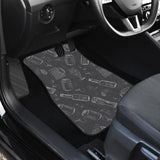 Beer Hand Drawn Pattern Front And Back Car Mats
