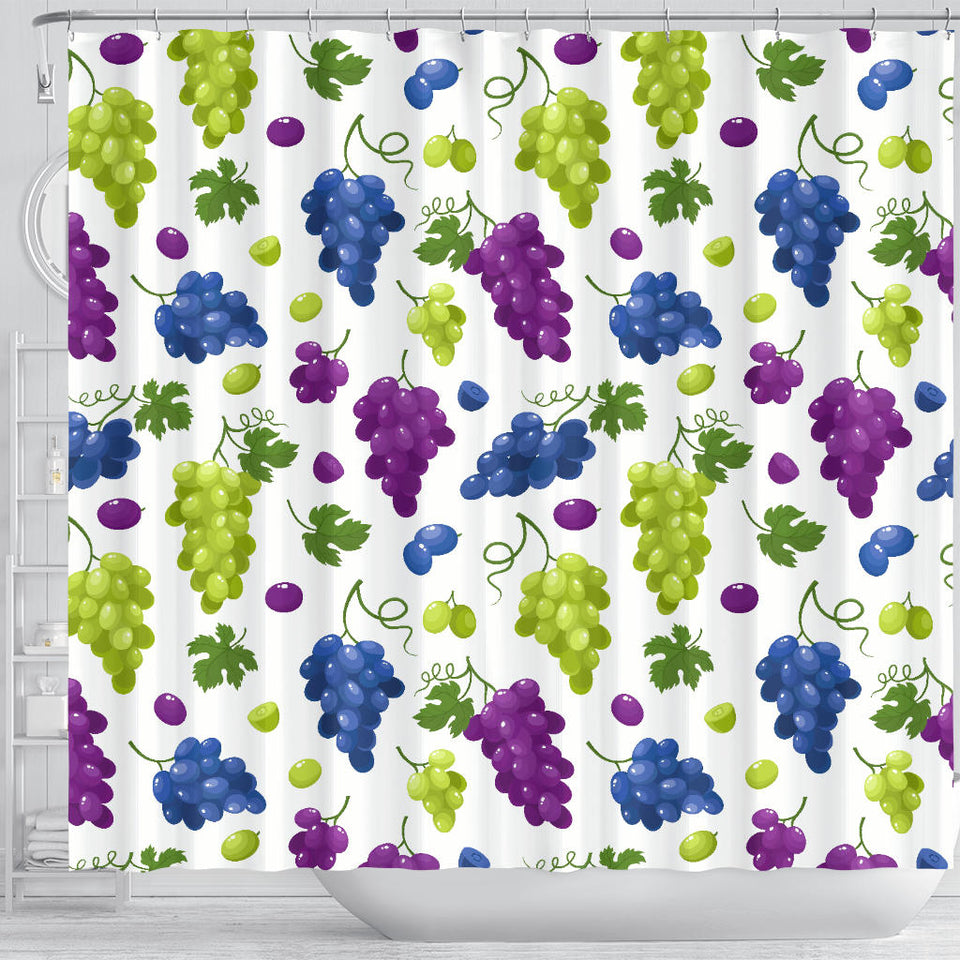 Grape Pattern Shower Curtain Fulfilled In US