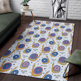 Snail Pattern Print Design 05 Area Rug