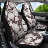 Garlic Bulb Dark Background Universal Fit Car Seat Covers