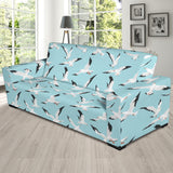 Seagull Pattern Print Design 01  Sofa Slipcover